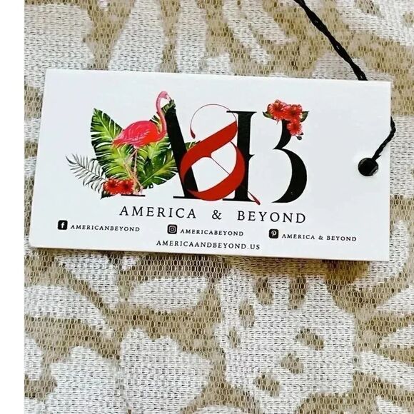 NWT America & Beyond Vintage Ombre Cover Up Sleeveless Dress - Picture 10 of 10